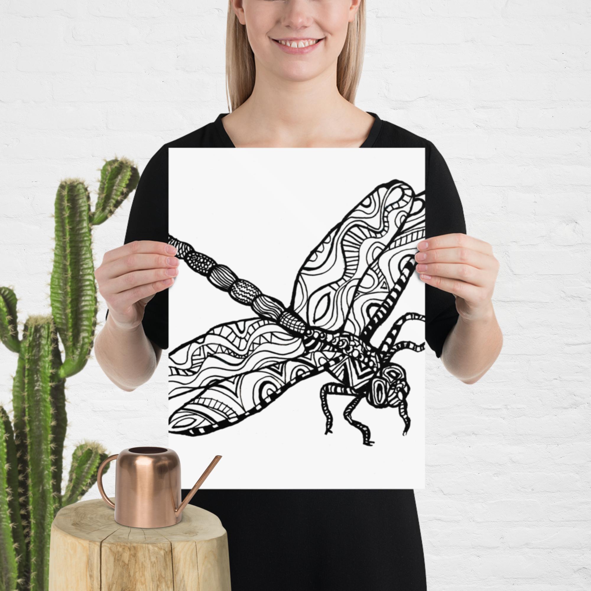DragonFly Poster (Artswing) By Alfie Pease