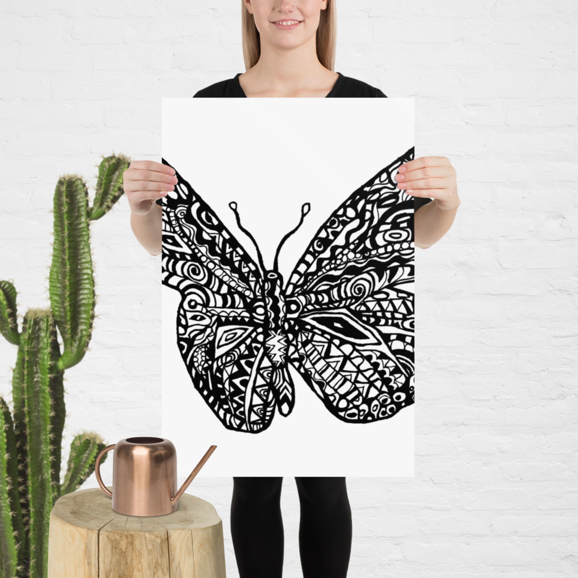 Butterfly Poster (Artswing) By Alfie Pease - Image 2